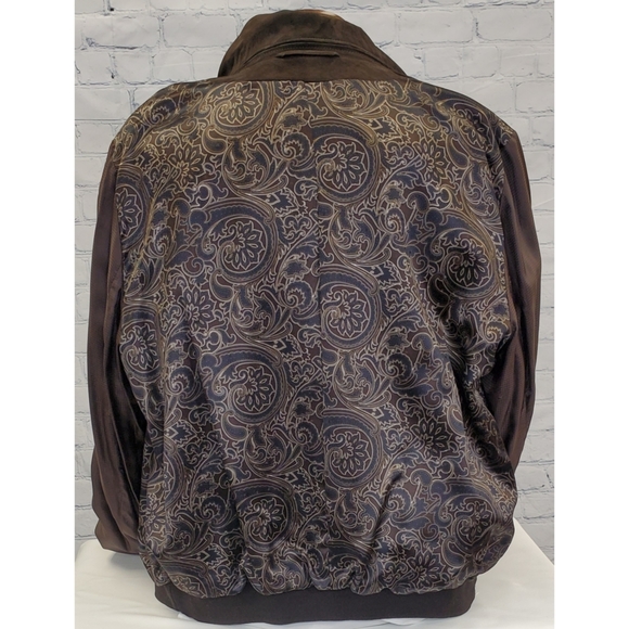 SOLD! Brioni Suede Brown leather Jacket US 48 EU58 - Picture 9 of 12